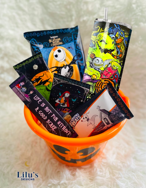 spooky basket for boyfriend
