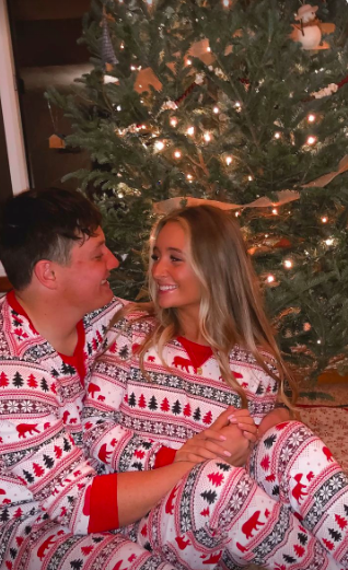 christmas matching couple pajamas