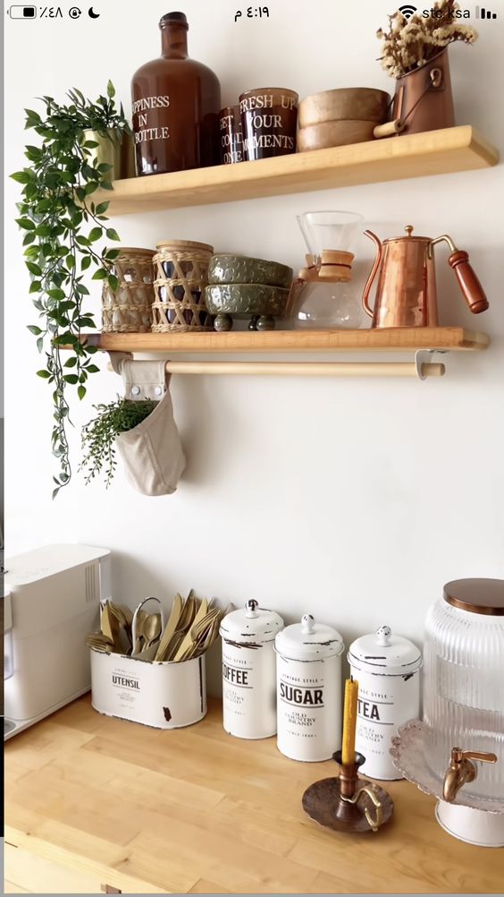 23 Cute Coffee Bar Styling Ideas (For Your Home) - She Be Thriving