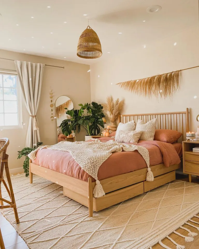 27 Earthy Bedroom Ideas To Make Your Room Feel Cozy and Alive