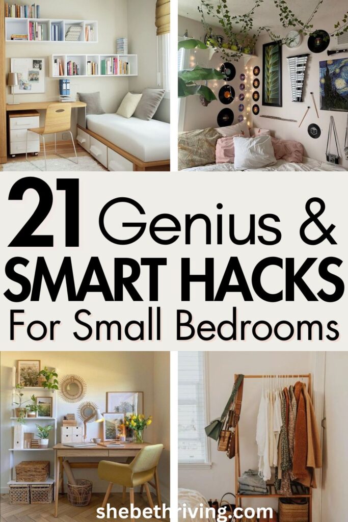 21 Creative Small Bedroom Ideas For Compact Spaces - She Be Thriving