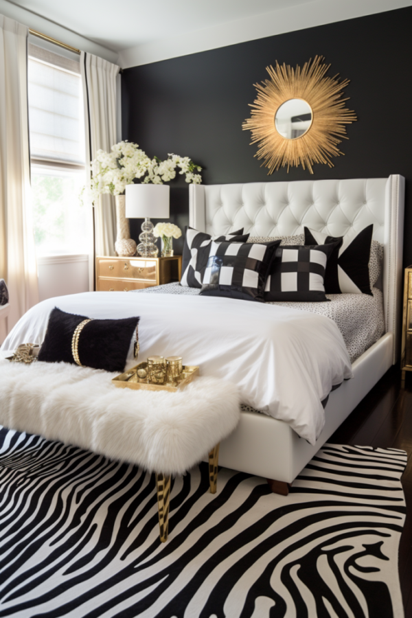 17 Chic Black and White Bedroom Ideas To Inspire You - She Be Thriving