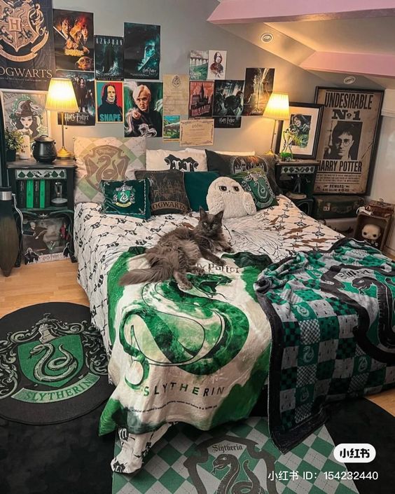 harry potter fandom bedroom ideas