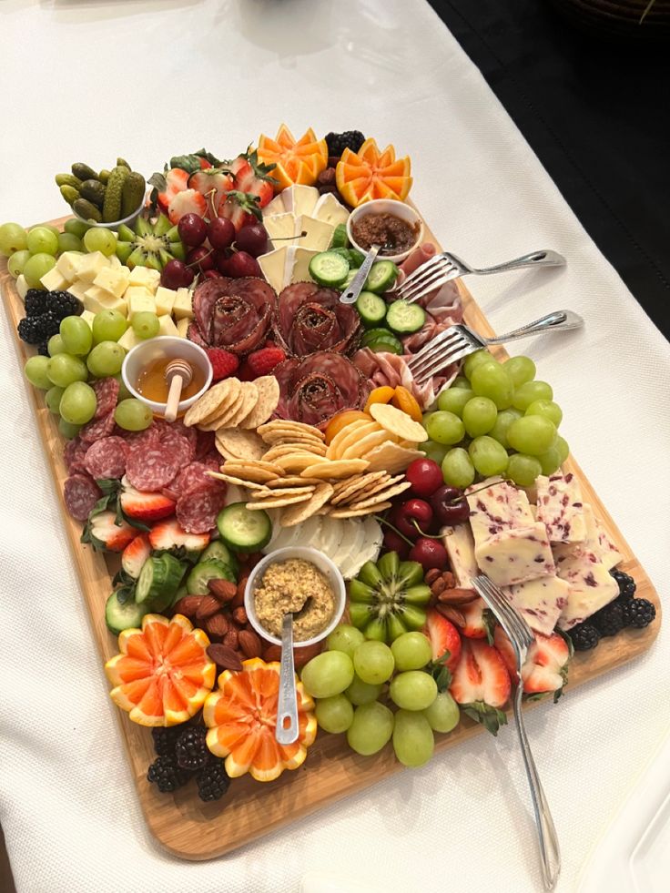 charcuterie board display