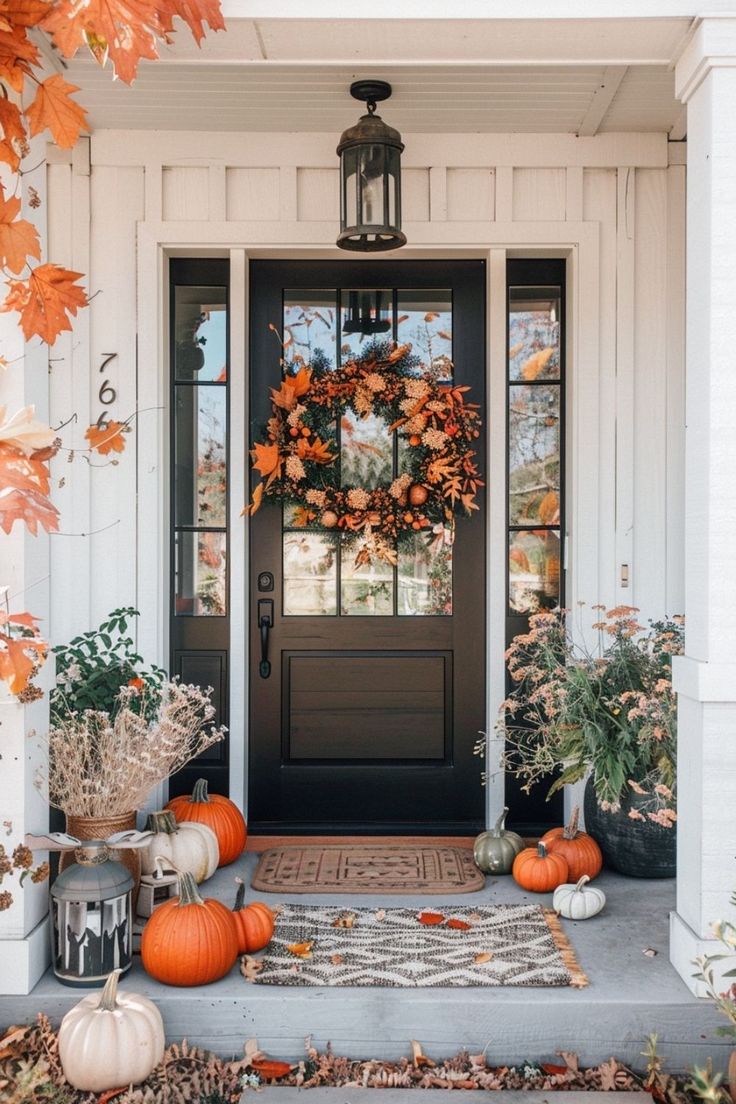 fall front porch decor ideas